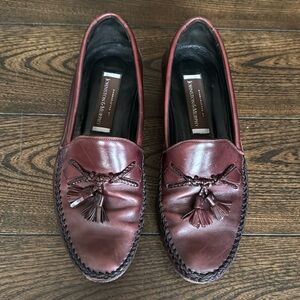 Johnston & Murphy Men’s Hayes Tassel Loafers Cognac Size 9.5M‎